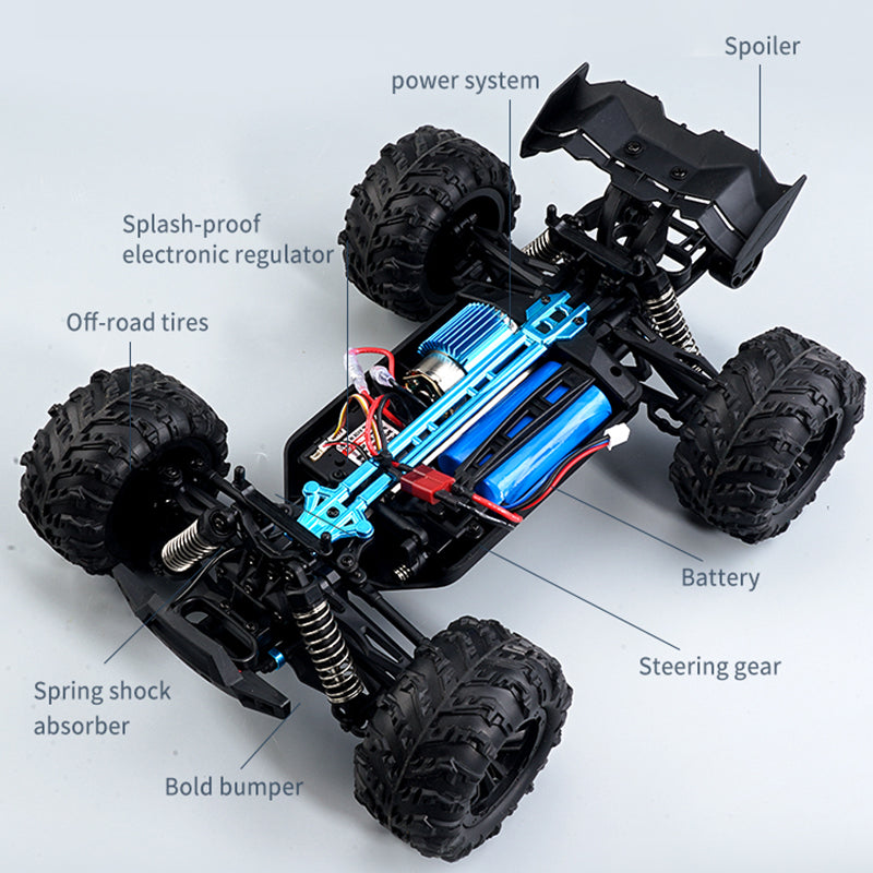 Rapidly: The Durable Speedster RC Car (38 KM/H) with Optional Additional Battery Upgrade Rapidly: The Durable Speedster RC Car (38 KM/H) with Optional Additional Battery Upgrade